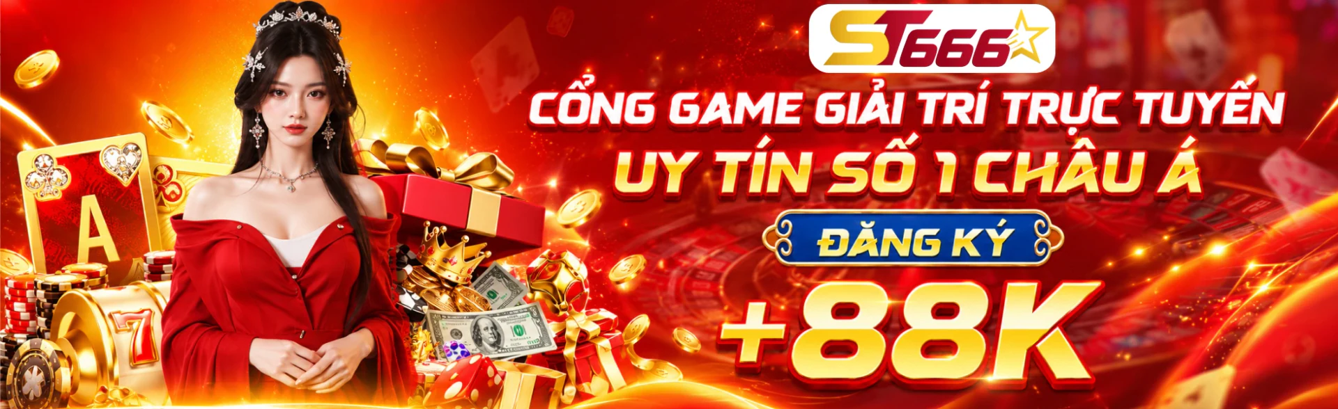 banner cổng game giải trí uy tín số 1 châu á st666